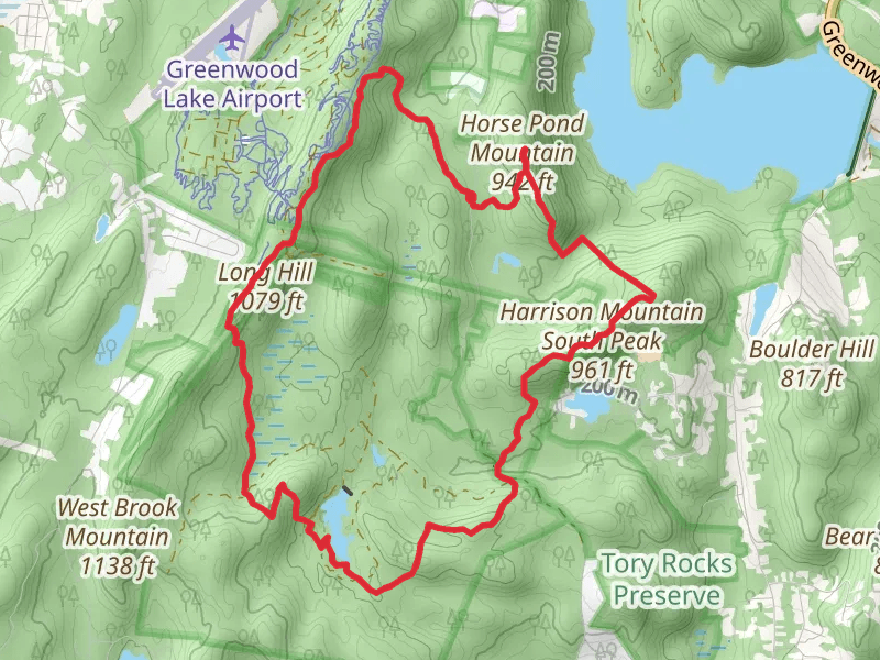 Horse Pond Mountain, Harrison Mountain South Peak and Lake Sonoma Loop