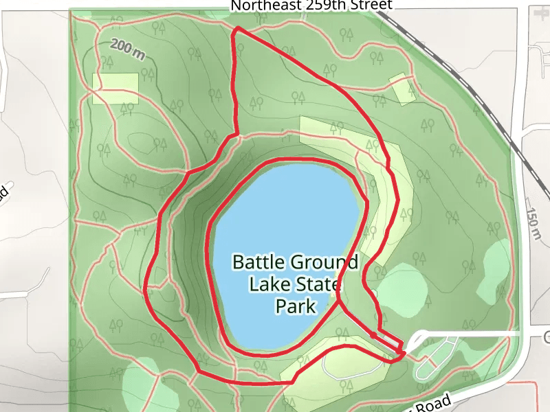 Battle Ground Lake and Lower Lake Trail