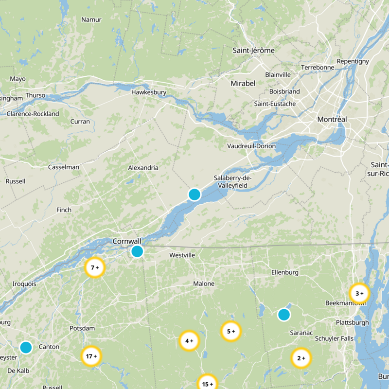 Stormont, Dundas and Glengarry Static Map