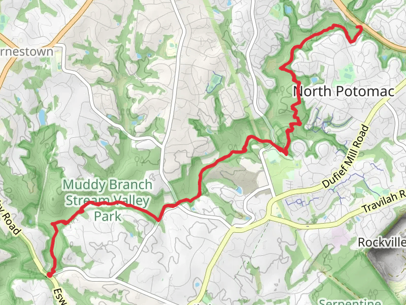 Muddy Branch Greenway Trail