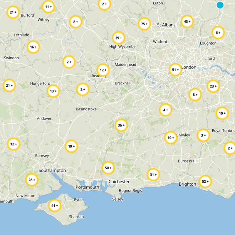 Surrey Static Map