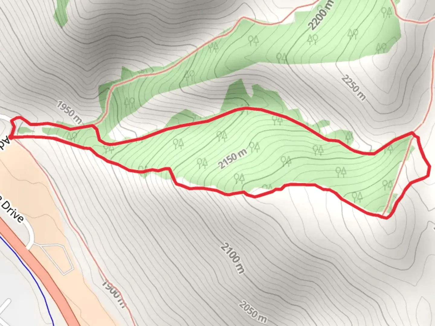 An image depicting the trail Smith Canyon Loop and its surrounding area.