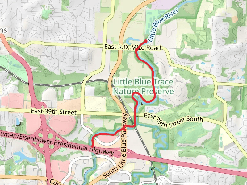 Little Blue Trace Trail - Necessary Road