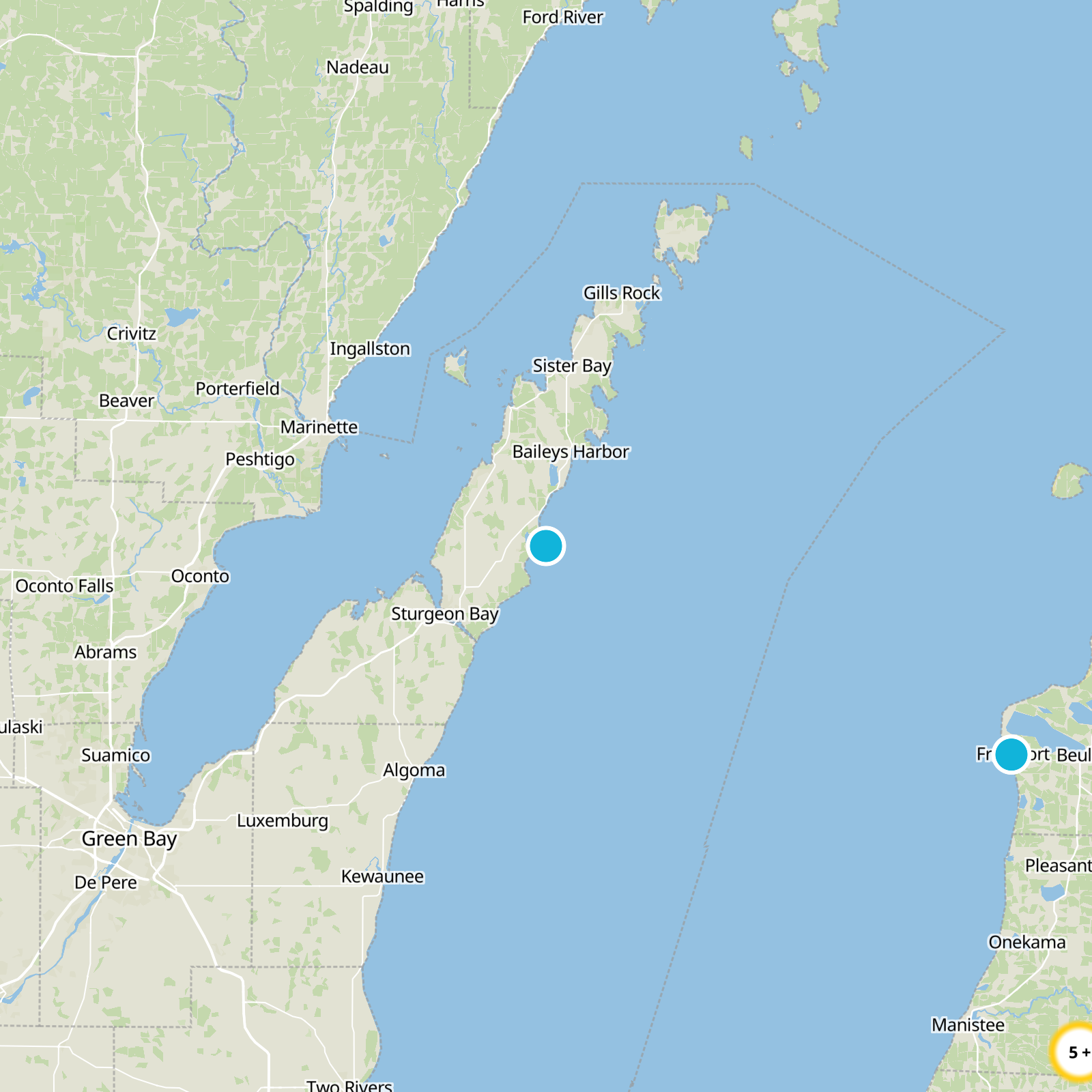 Door County Static Map