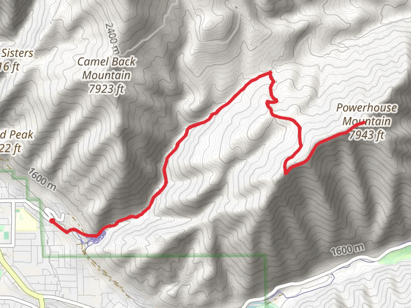 Powerhouse Mountain via Spring Canyon Trail