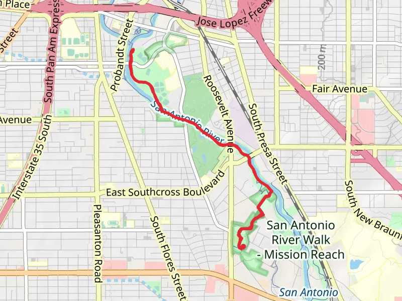 San Antonio River Walk - San Antonio River San Antonio Missions National Historical Park