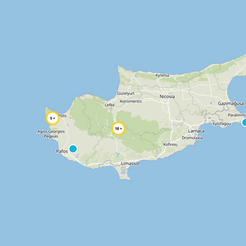 Agia Eirini Lefkosia Static Map