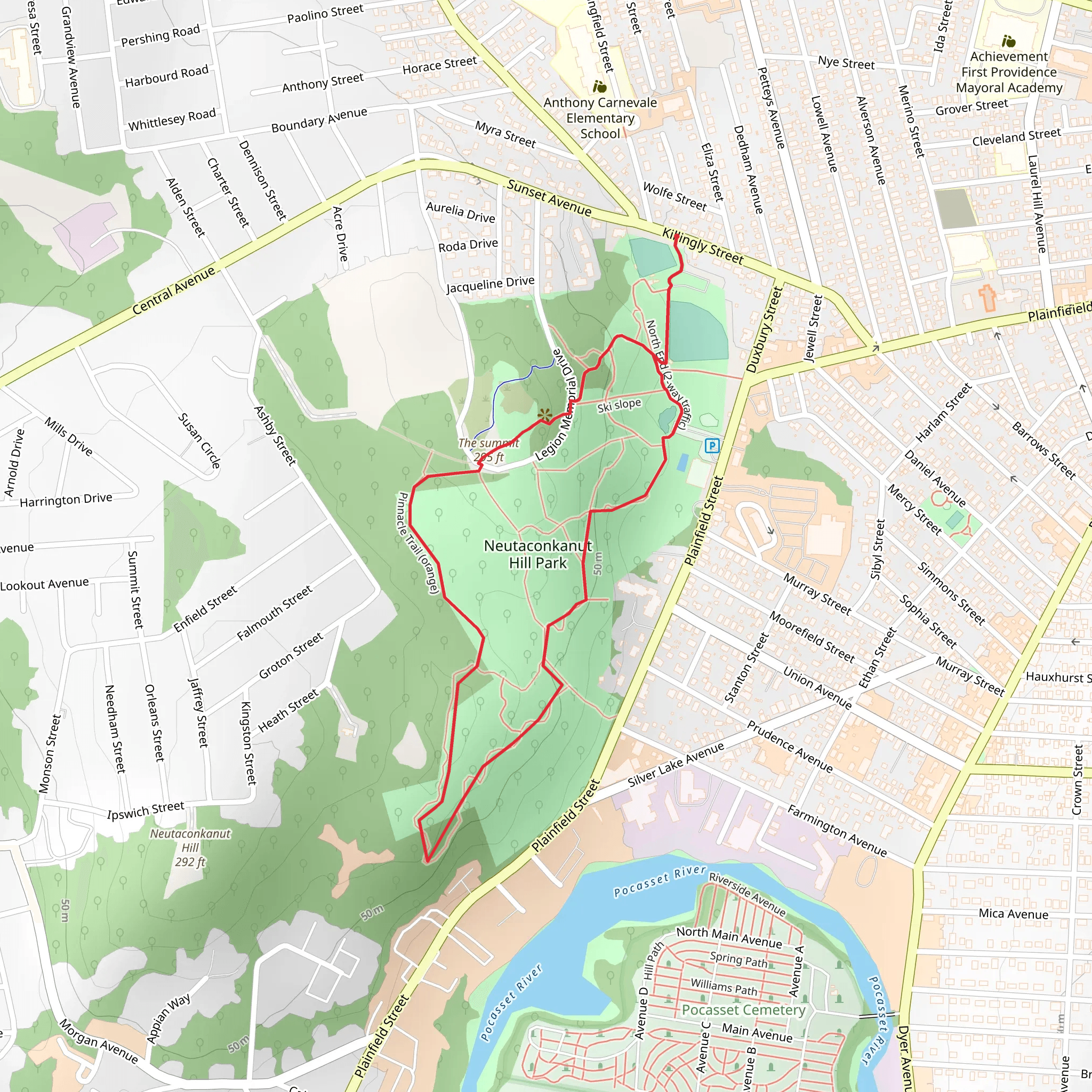 The summit Loop mobile static map