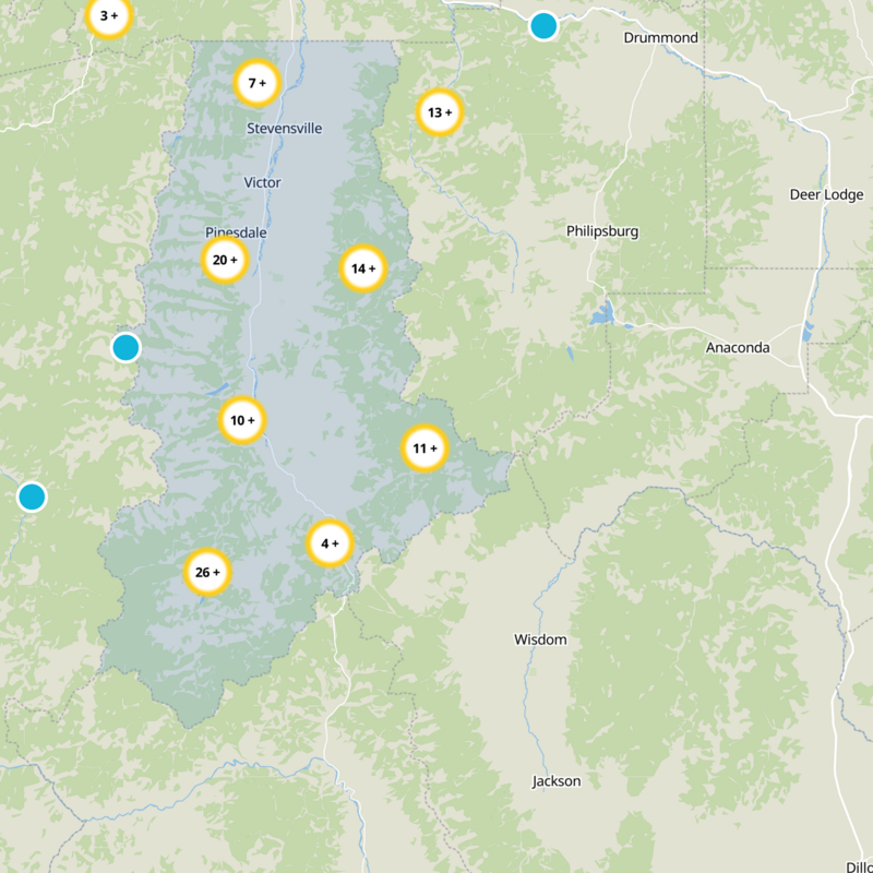 Ravalli County Static Map
