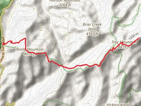 Hickorynut Ridge via Appalachian TRail
