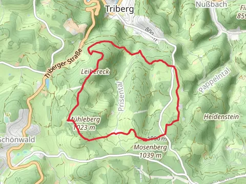 Mosenbach - Geutsche and Bobbahn - Ueberm Gotterhaeusle