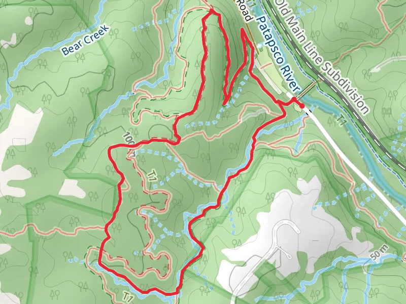 Cascade Falls and Garrett's Pass Loop