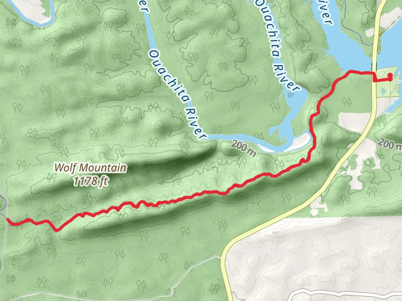 Womble Trail Out and Back