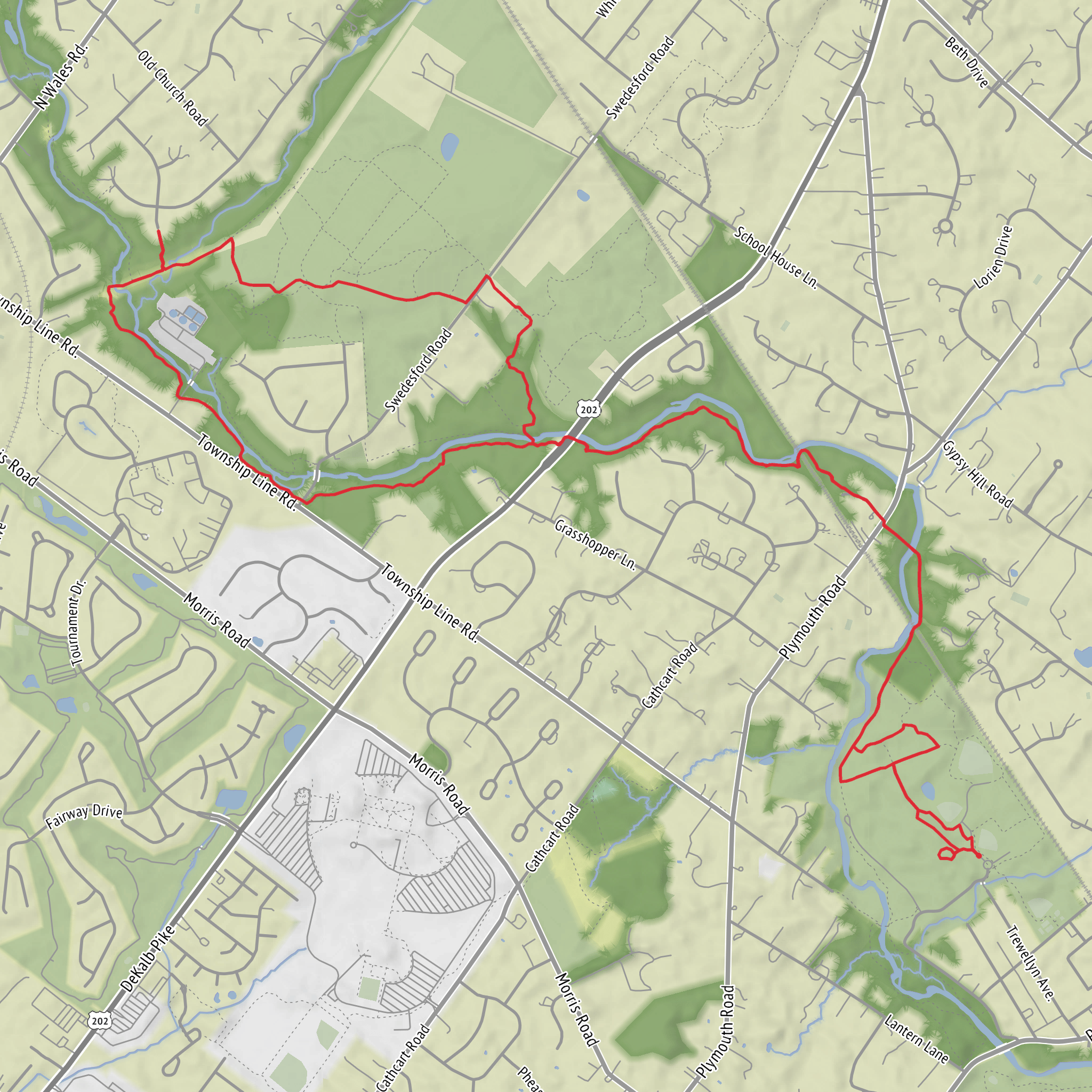 Green Ribbon Excursion mobile static map