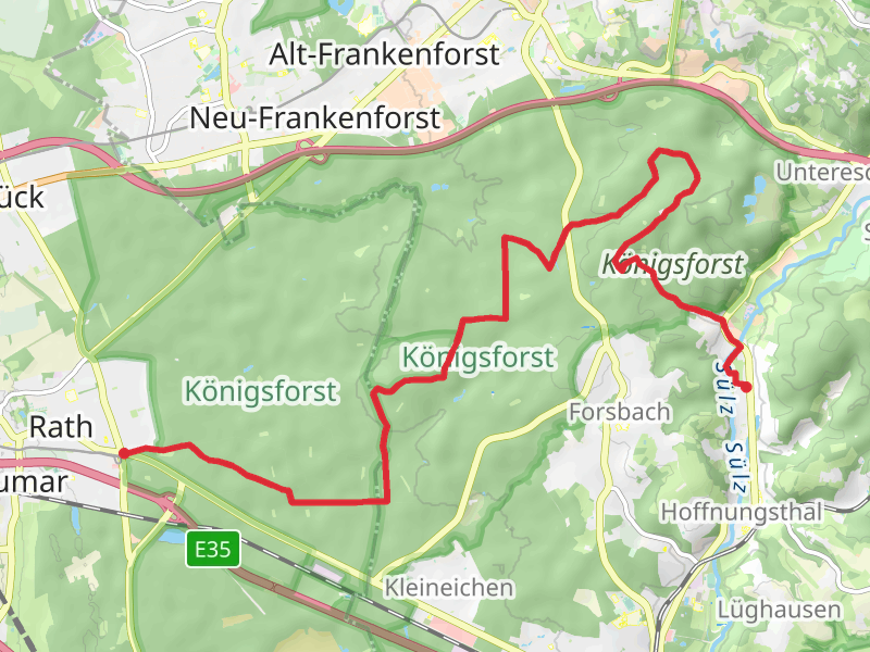 Konigsforst to Sulze Walk