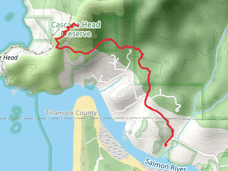 Teal Creek via Cascade Head Trail