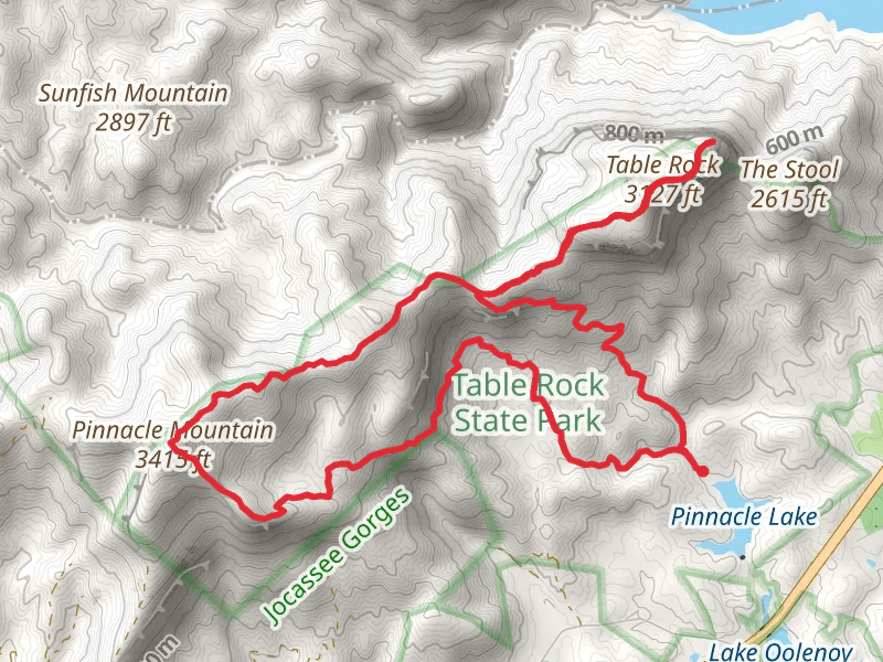 Table Rock, Pinnacle Mountain and Foothills Loop Trail