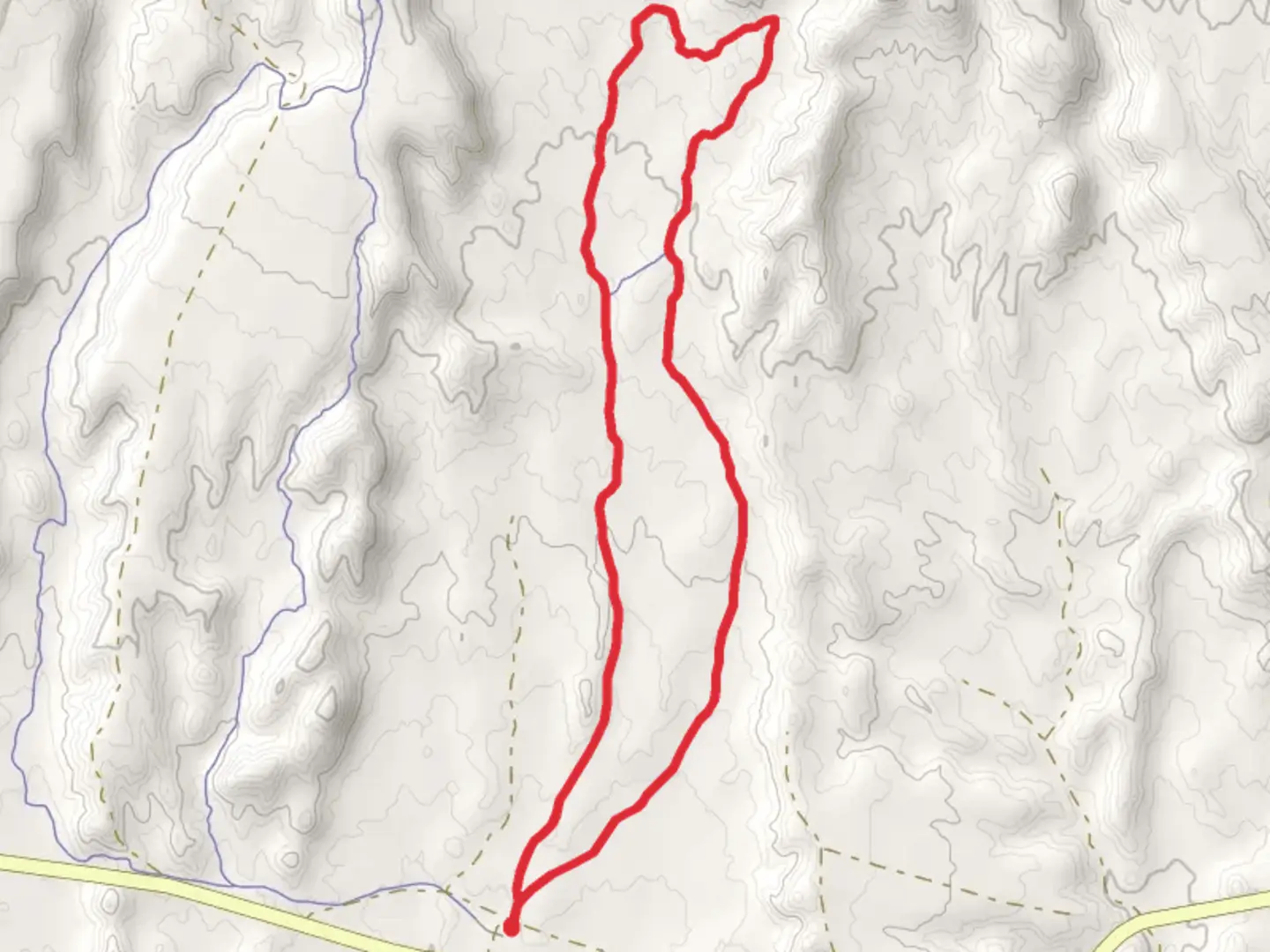 An image depicting the trail Lapoint Trail Loop and its surrounding area.