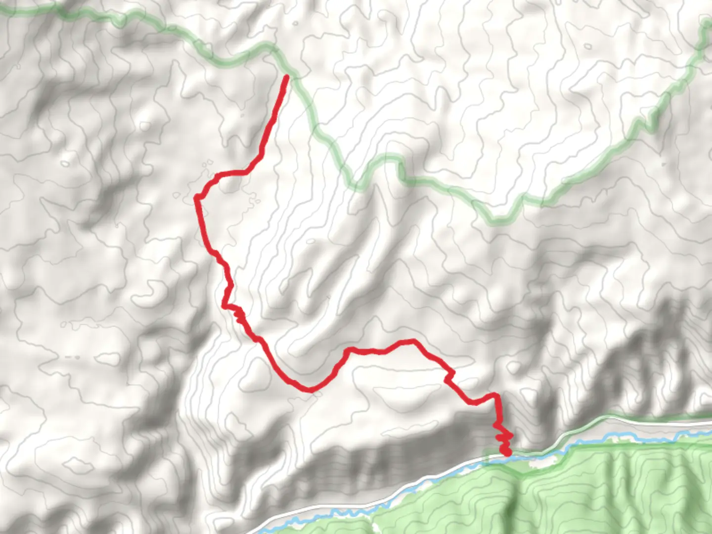 An image depicting the trail East Lost Park Trail and its surrounding area.