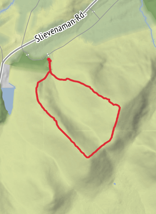Hike from Newcastle mobile static map