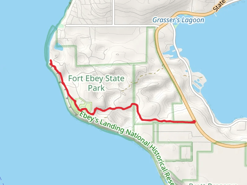 Kettles Trail and Fort Ebey State Park