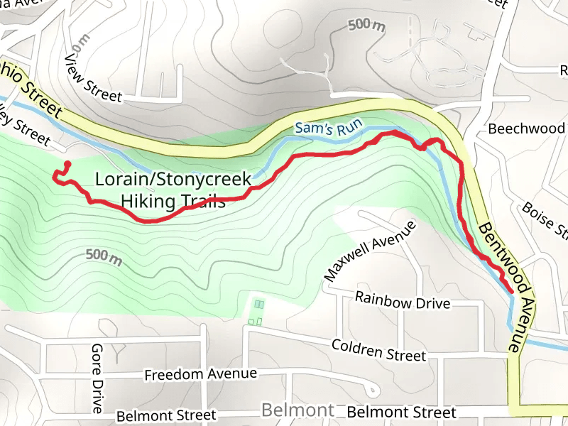 Sam's Run in Lorain Park