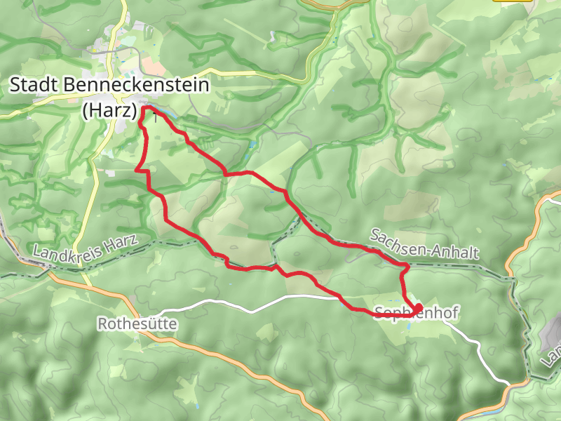 Harzklub Weg and Bergwiesen Lehrpfad