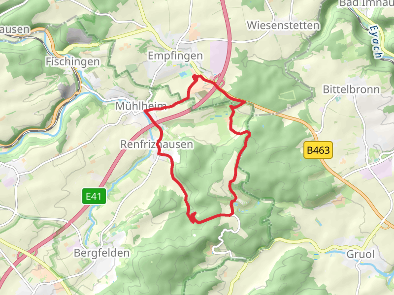 Vicinalstraße and Kirchberg Rundweg