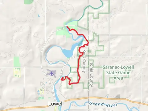 Boy Scout Cabin Park and Flat River via NCT