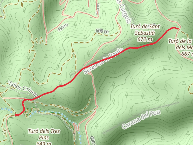 Cerro de los Tres Pins - Cerro de San Sebastián PR C 48-1