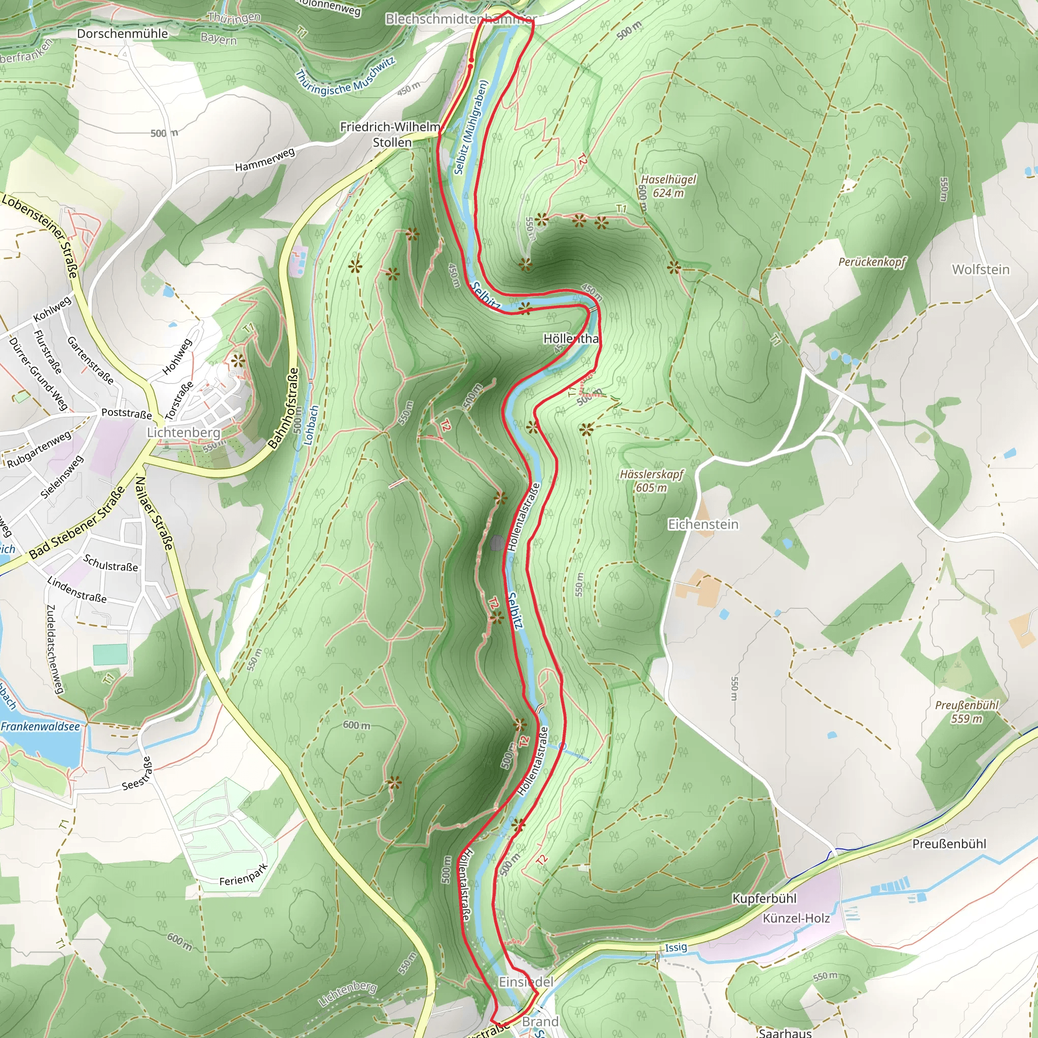 Roehrensteig mobile static map
