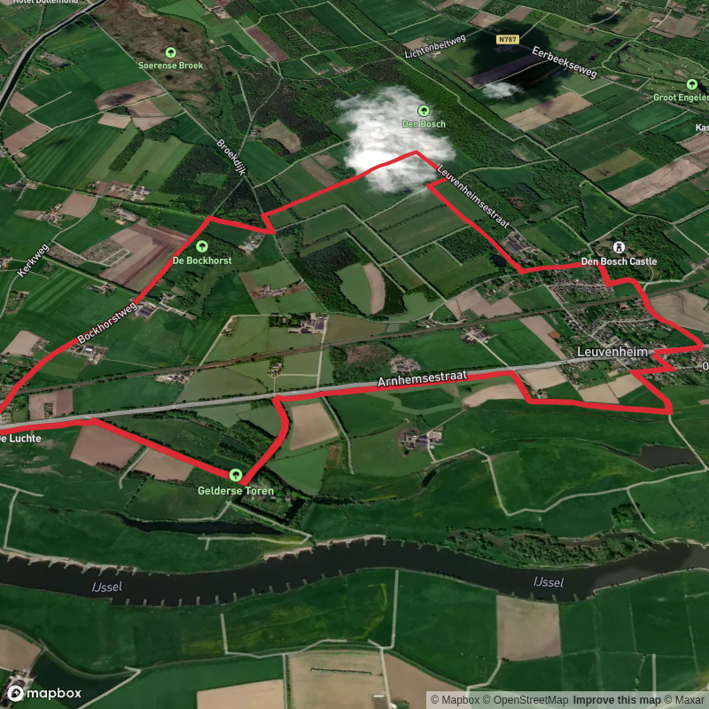 Leuvenschepad Hoofd Route