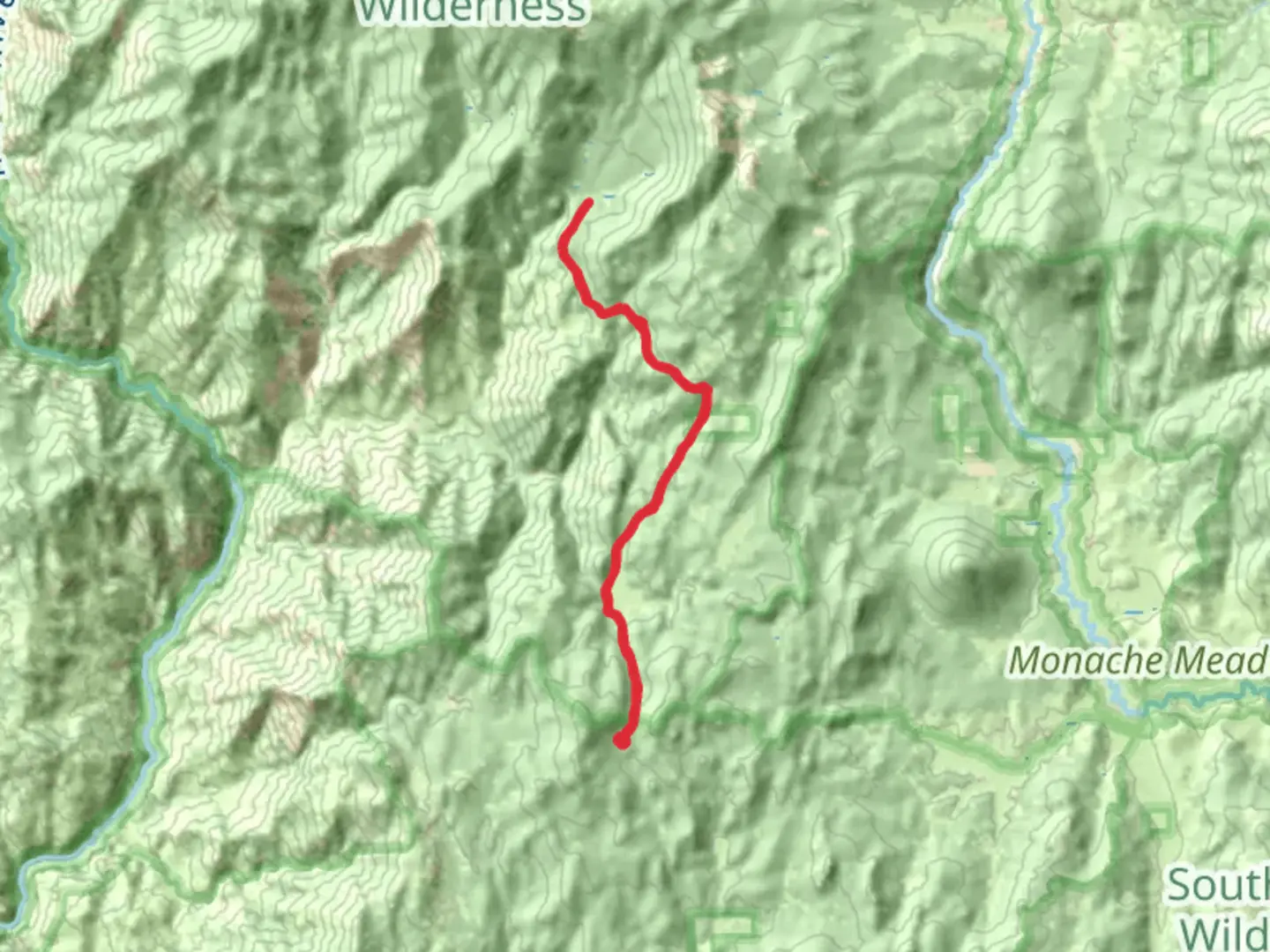 An image depicting the trail Casa Vieja and River Springs Trail and its surrounding area.
