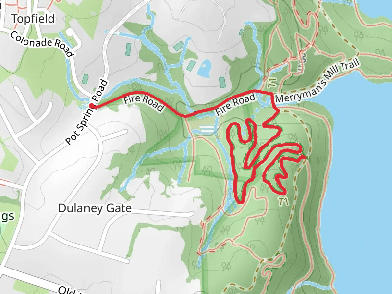 Pink Trail via Fire Road