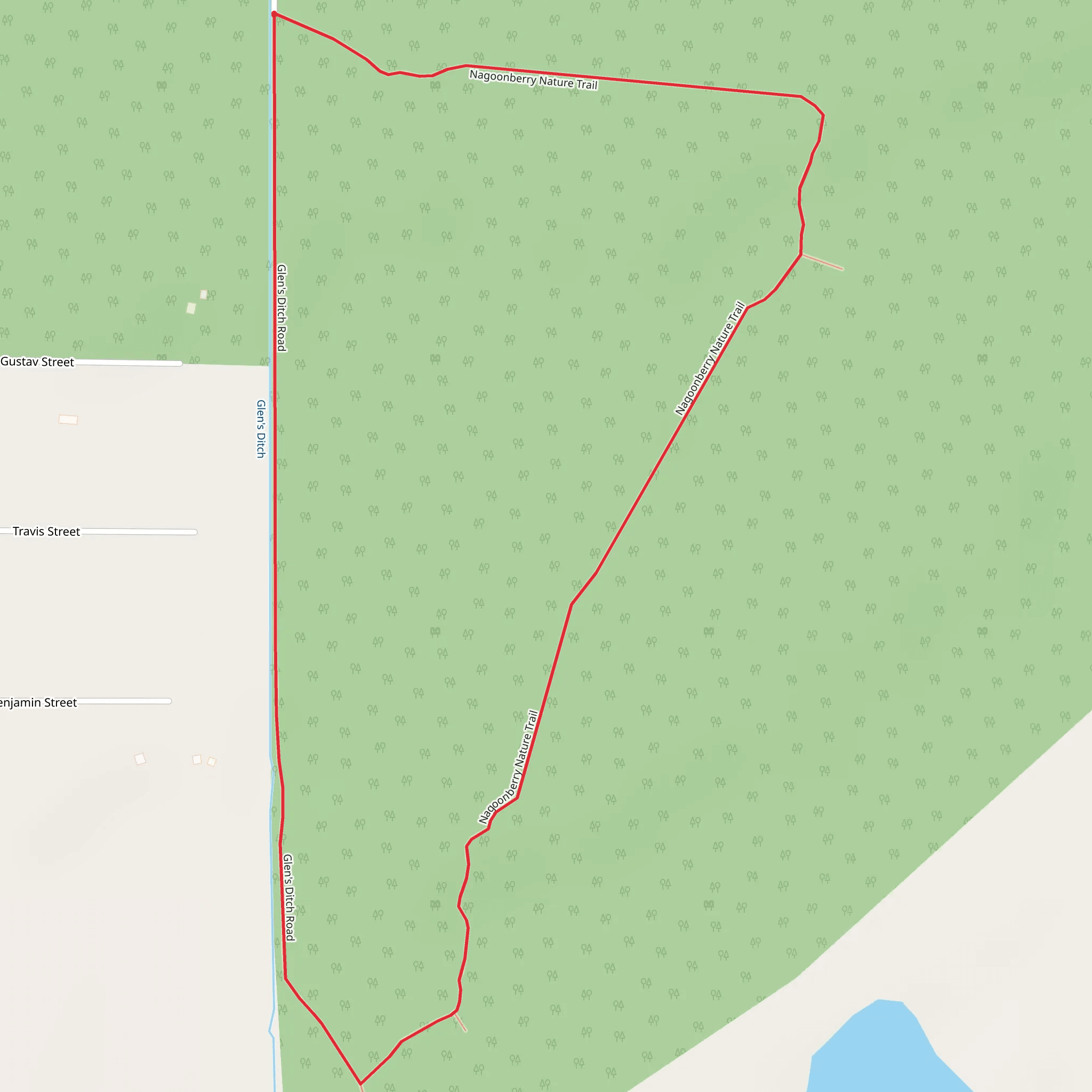 Nagoonberry Nature Loop Trail mobile static map