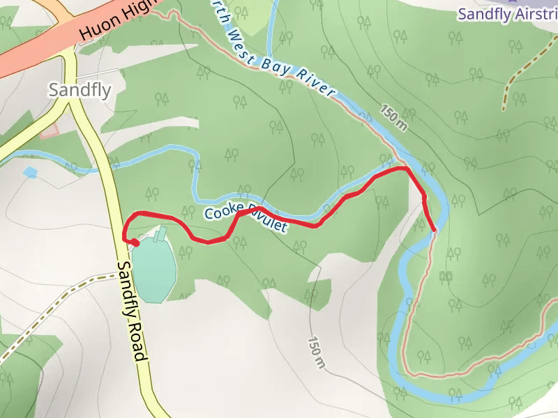 North West Bay River Track
