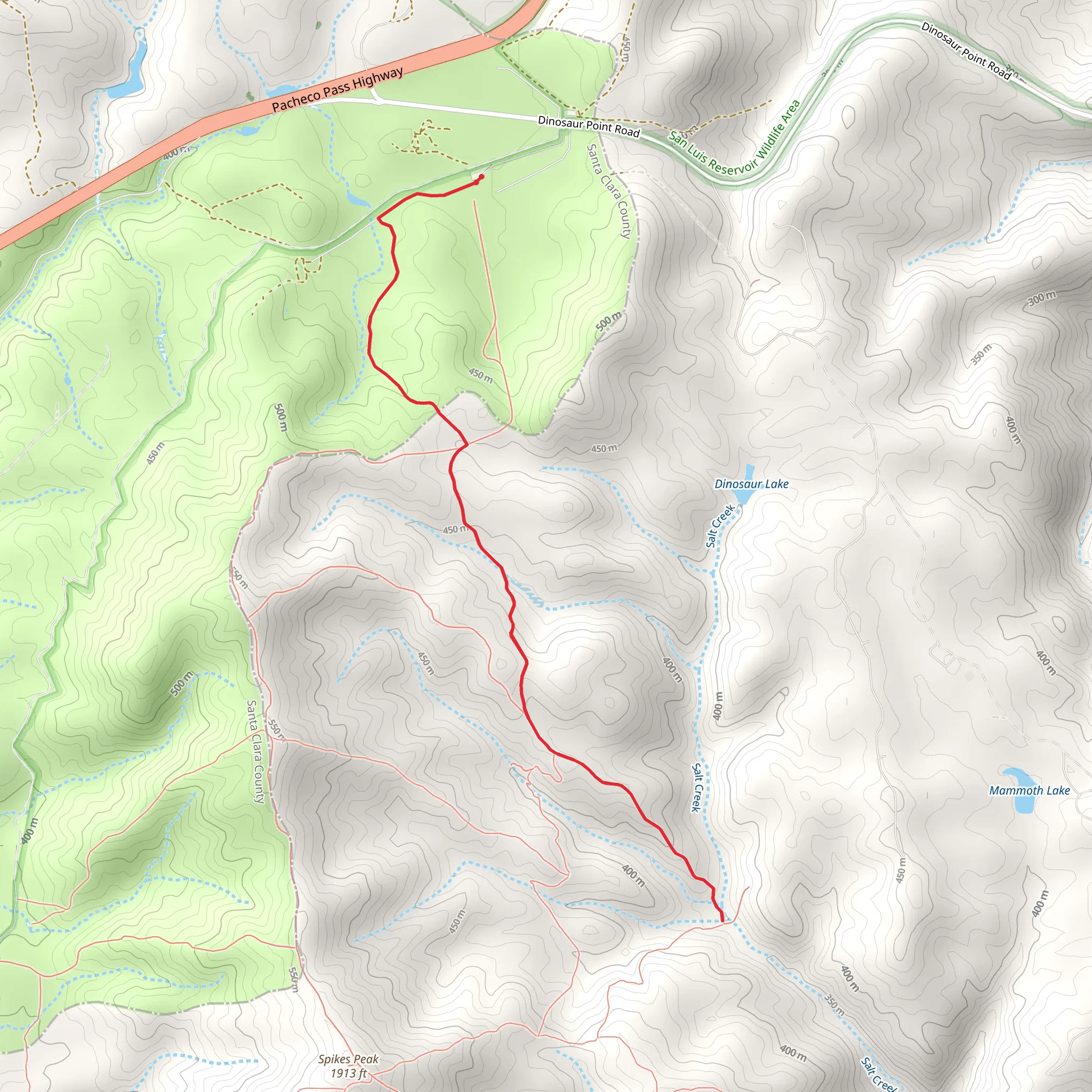 Pig Pond Trail mobile static map