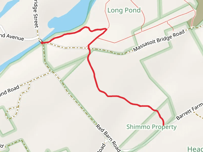 Massasoit Bridge to Barrett Farm Road