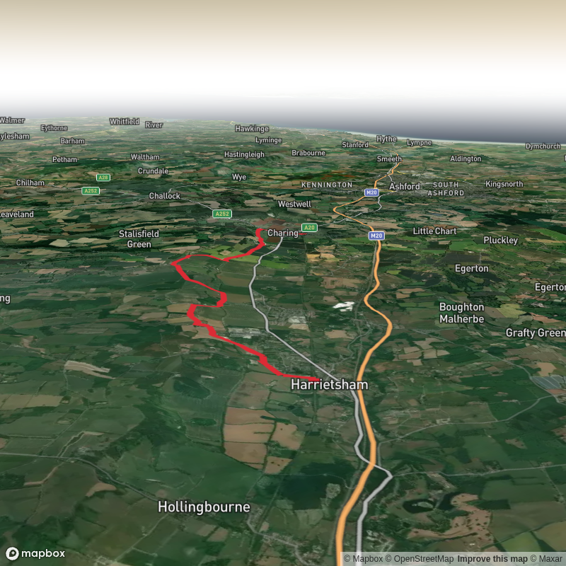 Harrietsham to Charing Station to station
