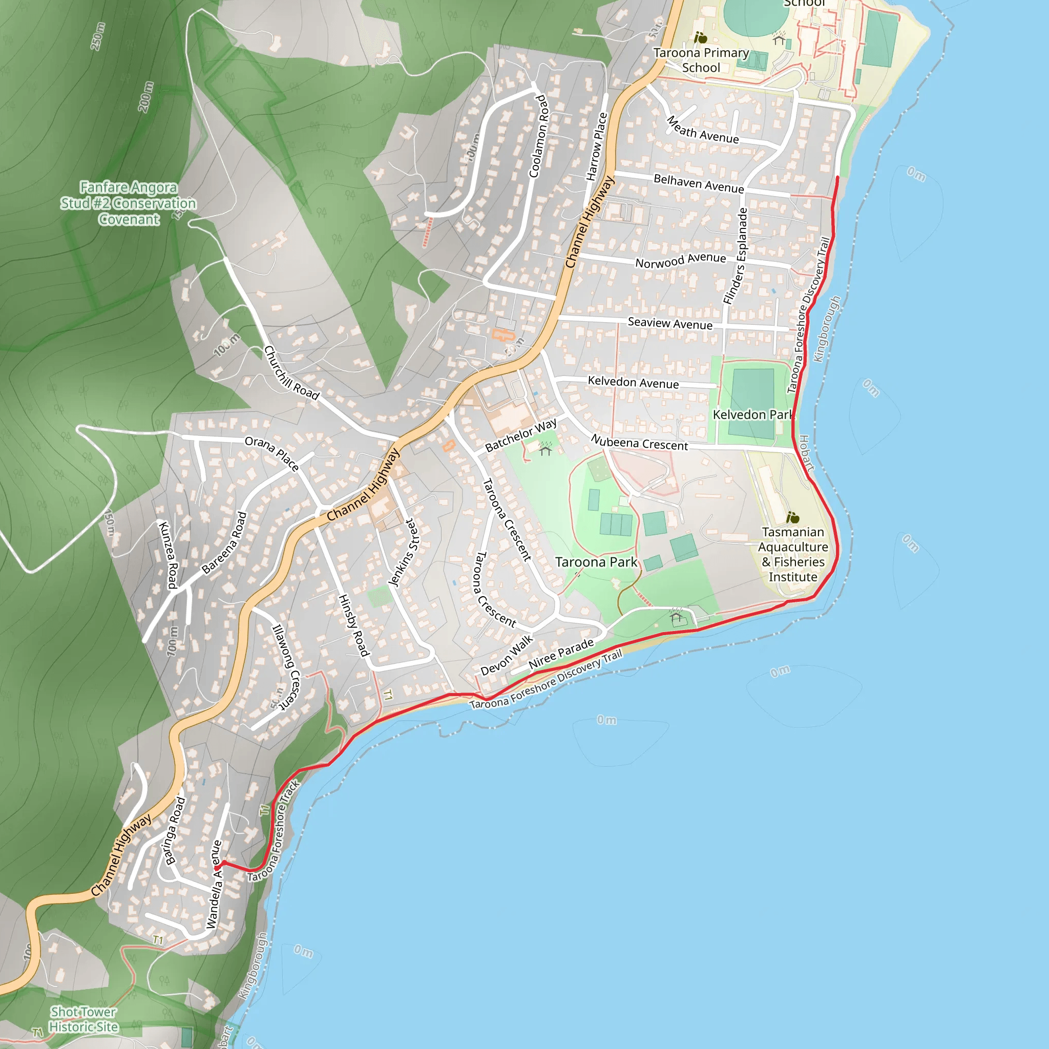 Taroona Foreshore Track | Kingborough | Tasmania
