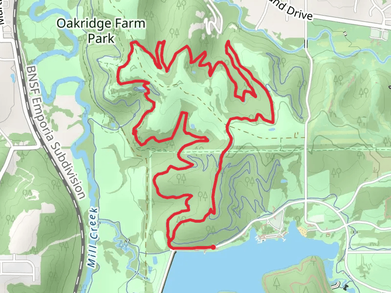 Oakridge Farm Park - Violet and Red Loop Trail