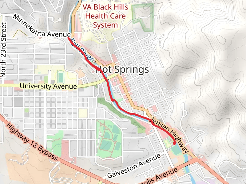 Freedom Trail and Hot Springs River Walk