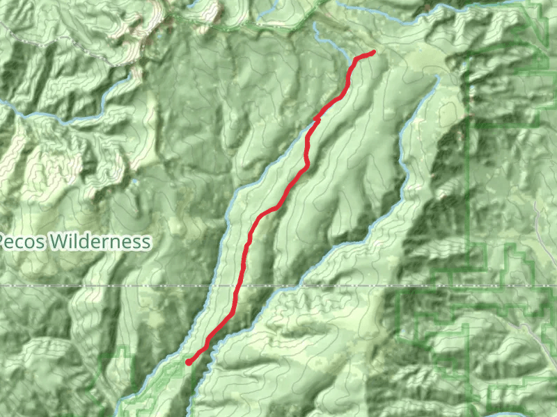 Hamilton Mesa and Pecos River Trail