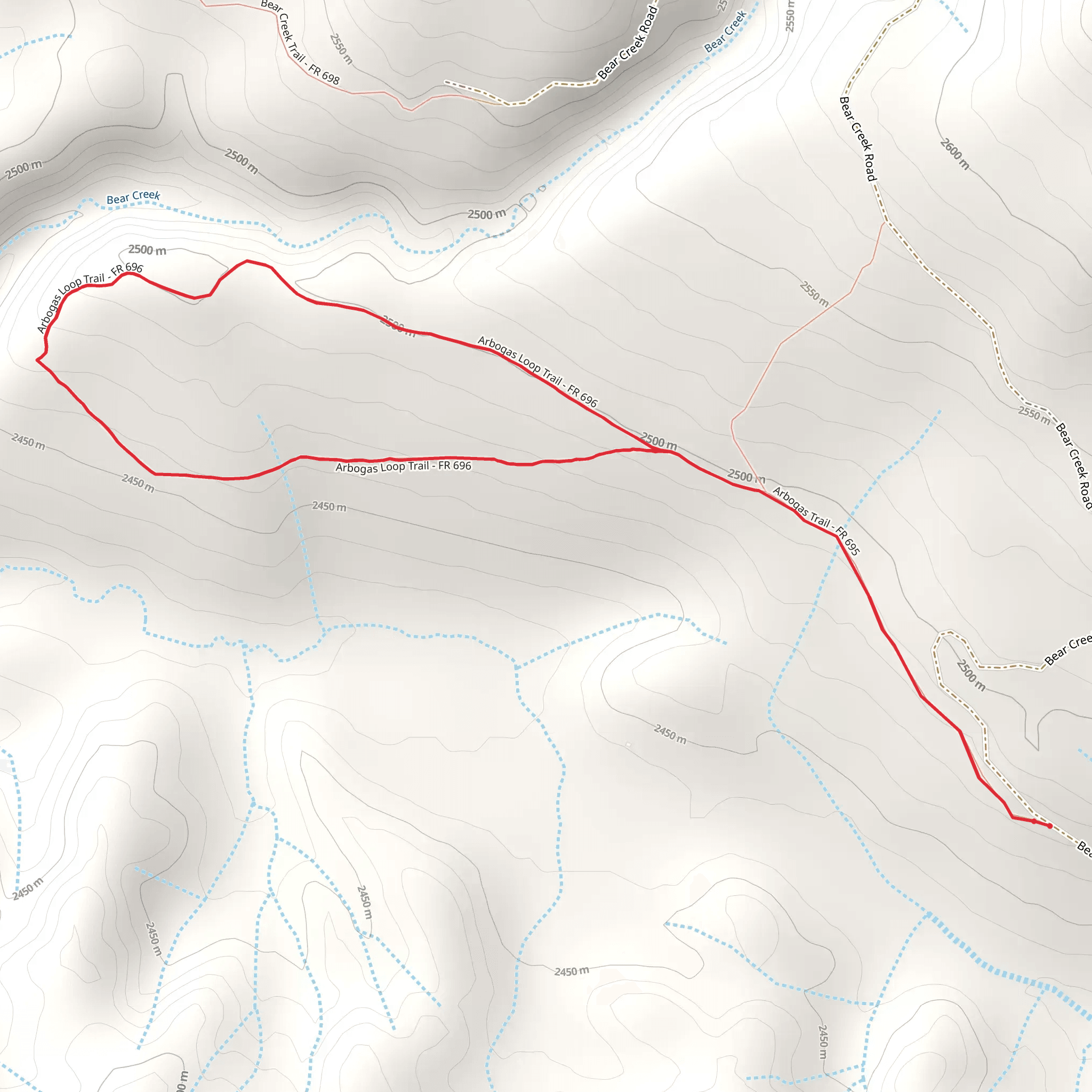 Arbogas Loop Trail mobile static map