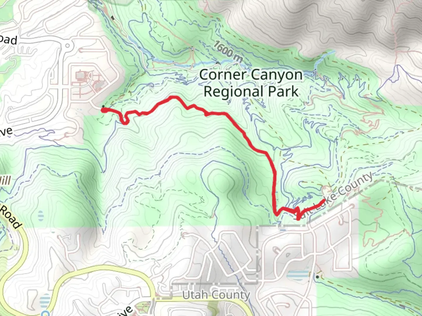 An image depicting the trail Clarks Trail and Ann's Trail and its surrounding area.