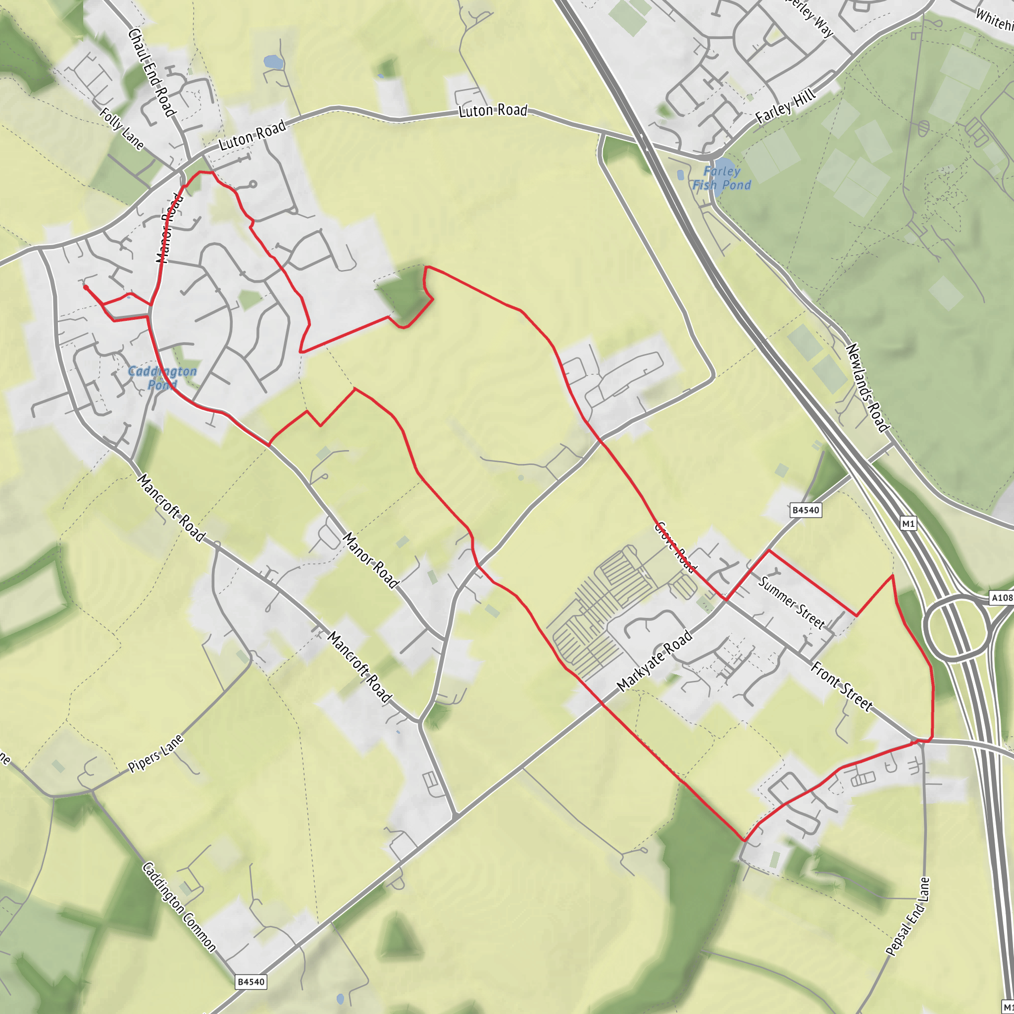Harpers Loop mobile static map