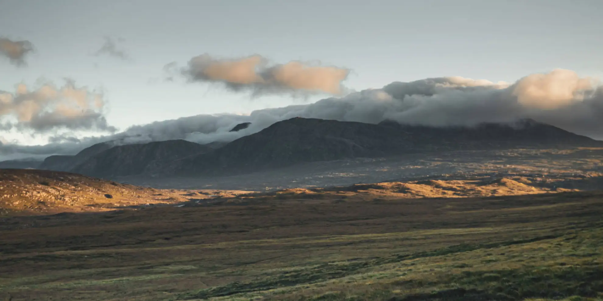 An image depicting the trail Foinaven and An Dubh-Loch Loop and its surrounding area.