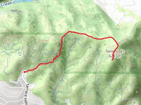 Terrace Hills East Trail and Twin Peaks Trail