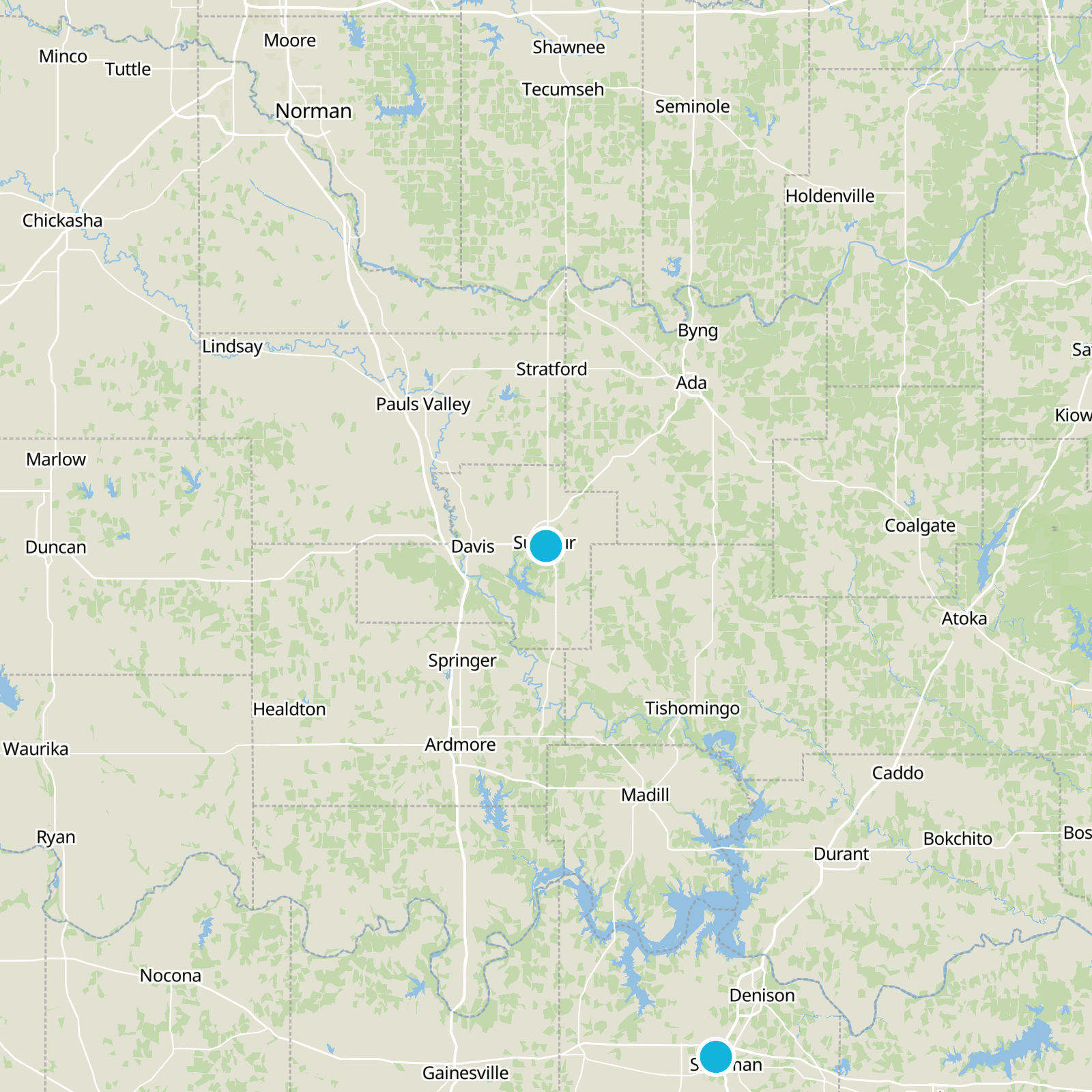 Murray County Static Map