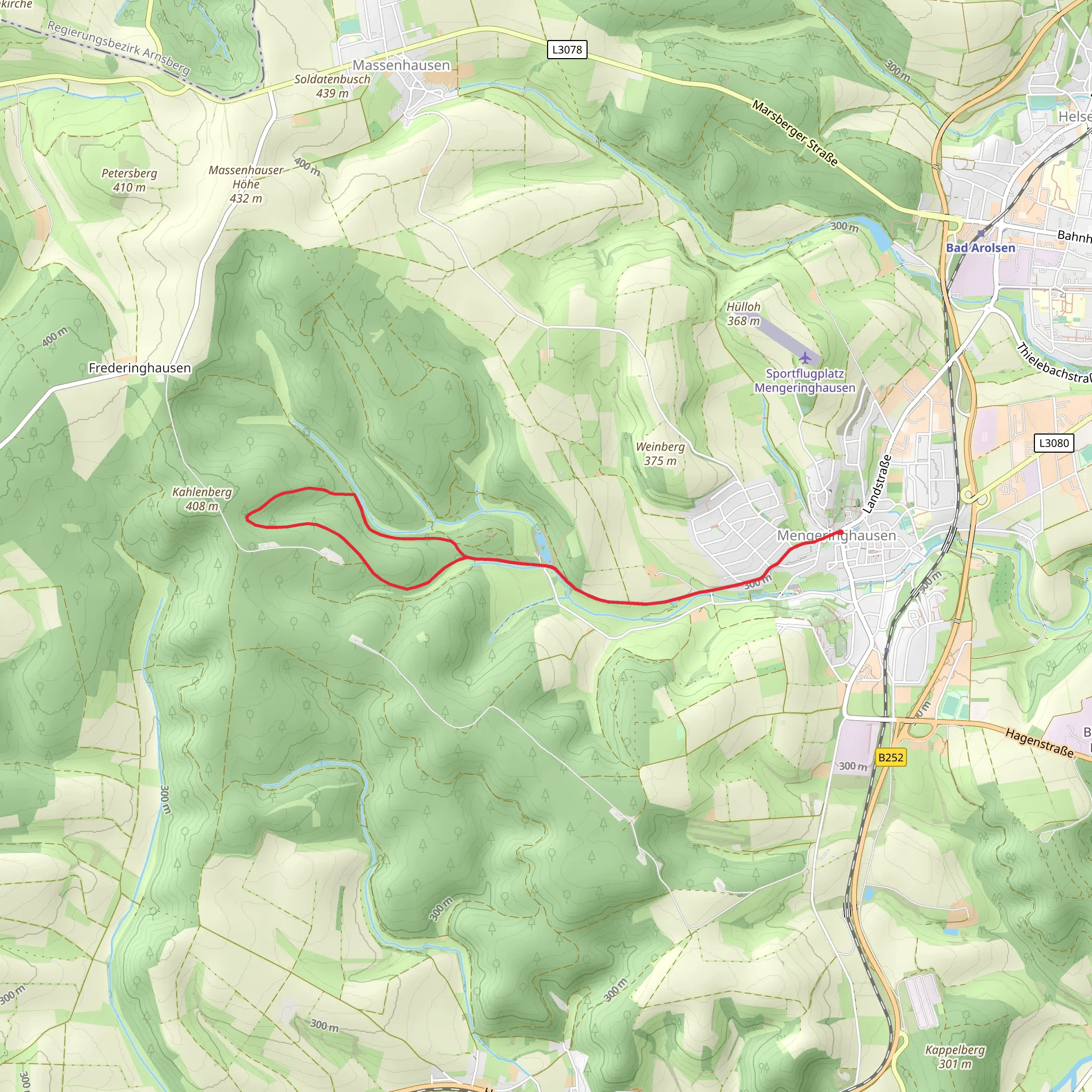 Am Freudenbrunnen Loop mobile static map